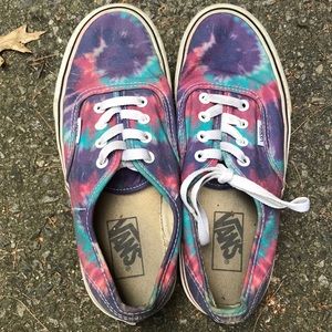 Vans tie dye sneakers